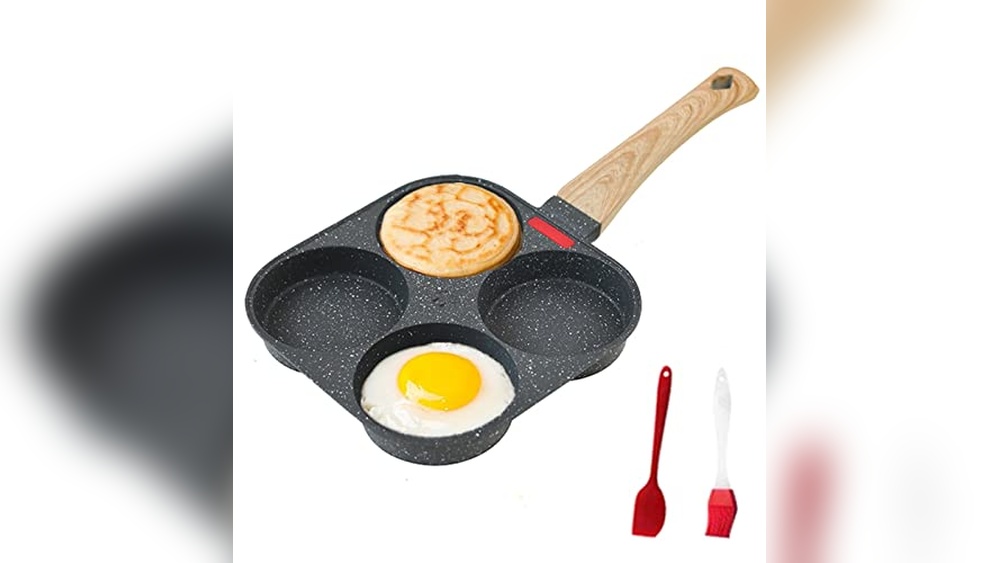 HUPECHAM 4-Cup Egg Pan Review: Nonstick & Versatile Skillet