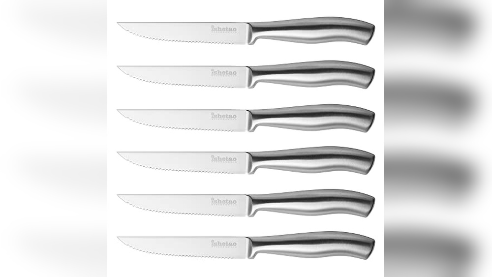 isheTao Steak Knife Set of 6 Review: Durable, Dishwasher Safe