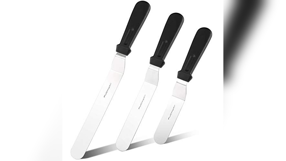 PUCKWAY Angled Icing Spatula Set Review: Durable & Precise Tool