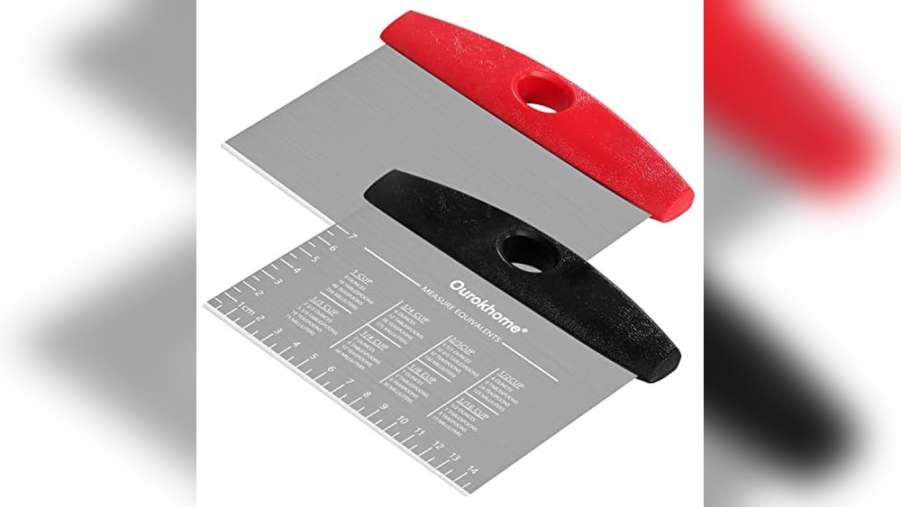 Ourokhome Dough Scraper 2 Pack Review: Durable & Easy to Use