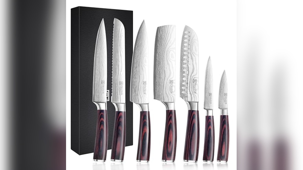 PAUDIN Chef Knife Set Review: Sharp, Durable 7-Piece Kitchen Set