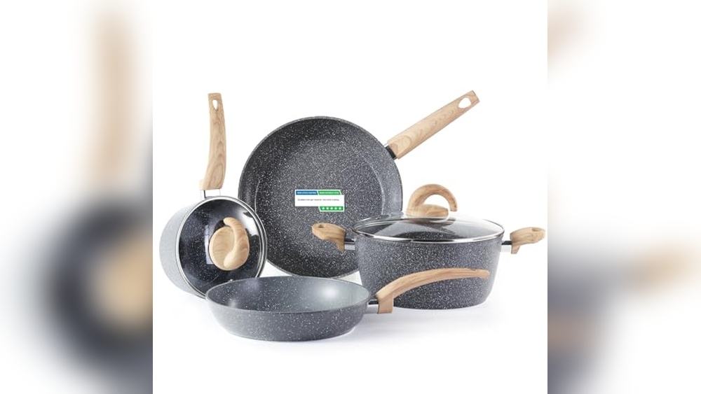 Vkoocy 6-Pc Nonstick Cookware Set Review: Durable & Easy Use