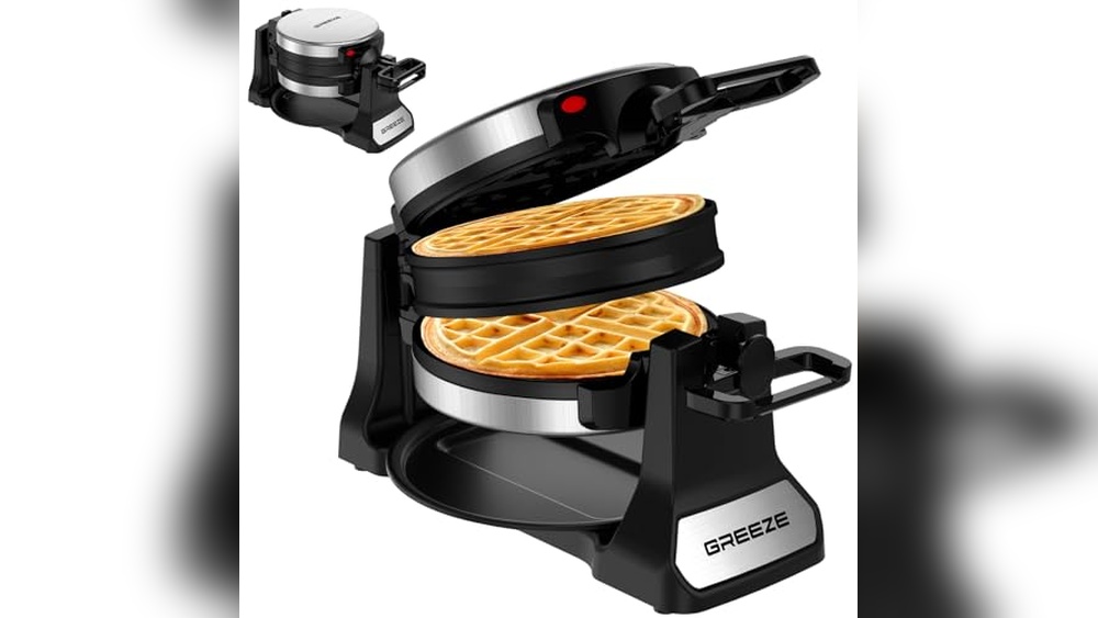 Waffle Maker Review: Double Belgian 180° Flip, 1400W Iron