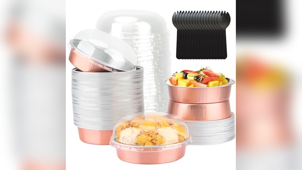 LNYZQUS 8oz Mini Pie Tins Review: Durable 50 Pack for Baking