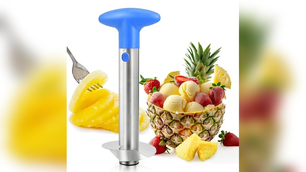 Pineapple Corer with Upgraded Thick Blade: Easy & Durable Tool