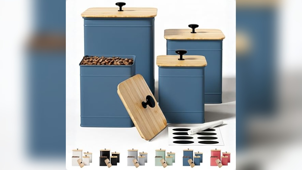 Big Iron Kitchen Canisters Set of 4 Review: Airtight & Customizable