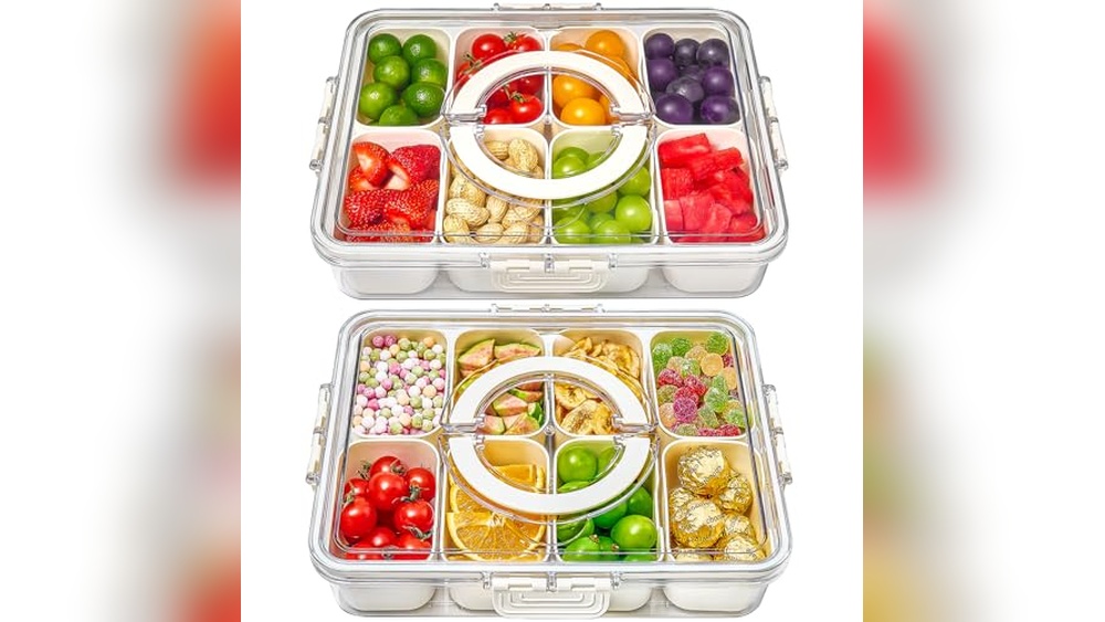 Mfacoy Snackle Box Container Review: Perfect Portable Snack Tray