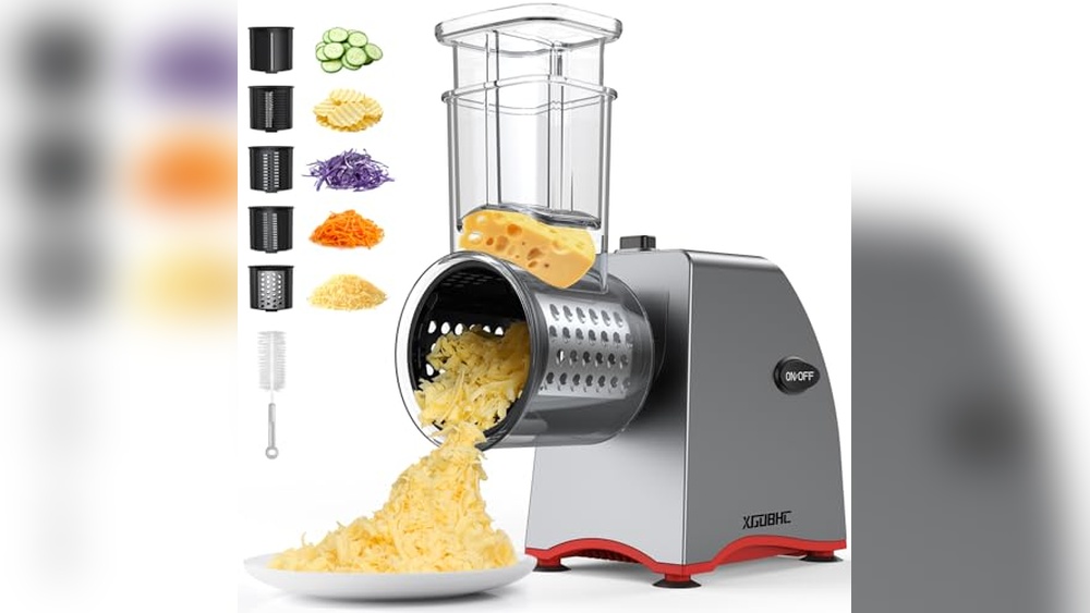 Top Electric Cheese Grater & Salad Maker with 5 Blades Review