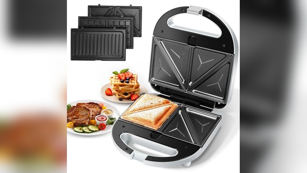 Aigostar Sandwich Maker Review: 3-in-1 Panini & Waffle Grill