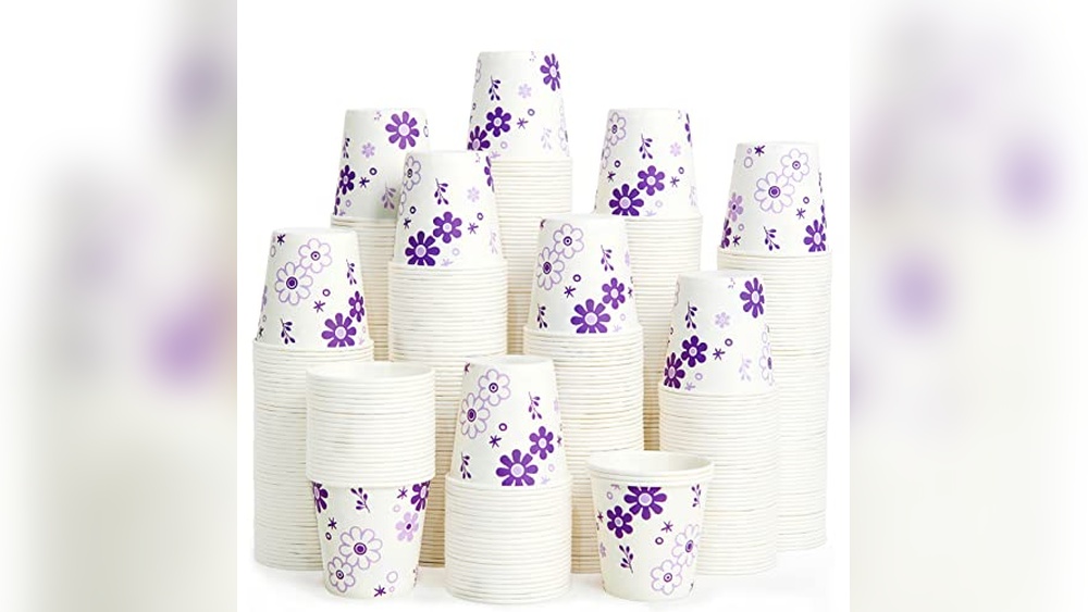 JOLLY PARTY Disposable Paper Cups Review: Small Blue Cups for Bathroom & Mouthwash