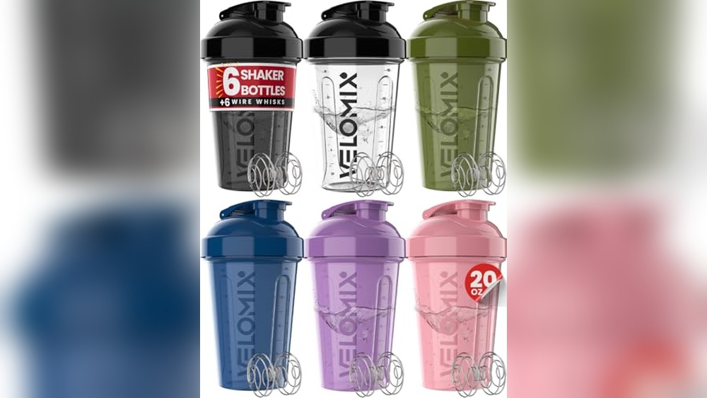 VELOMIX 6 Pack Shaker Cups Review: Leak-Proof & Durable