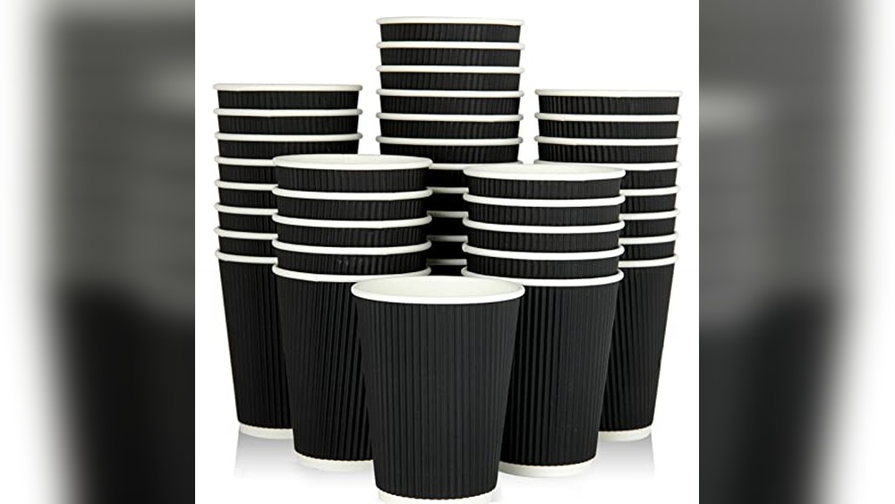 Top Hot Beverage Cups with Insulated Ripple Wall Black Review
