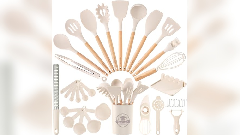 Astercook Kitchen Utensils Set Review: 39 PCS Silicone & Wood